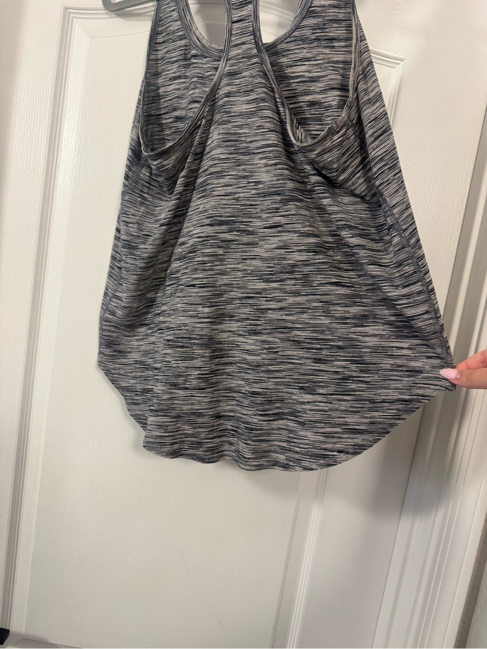 Lululemon Athletica Space-Dye Racerback Tank - Gray/Black - Picture 5 of 6